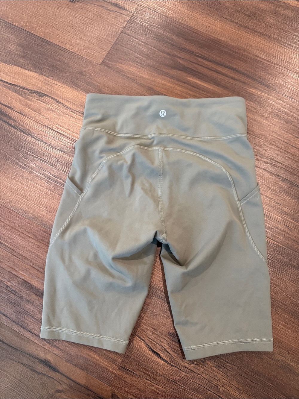 Lululemon Olive Green Align Bike Shorts Size 6